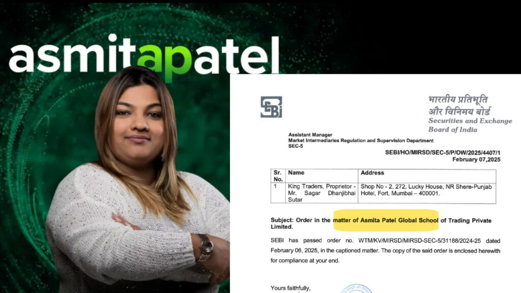 Asmita Patel Scam: 5 Lakh Subscribers, ₹104 Crore Fraud – SEBI Report Full Breakdown 2 Web Photo Editor Asmita Patel Scam: 5 Lakh Subscribers, ₹104 Crore Fraud – SEBI Report Full Breakdown